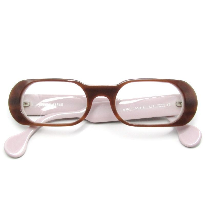 未使用 HENAU エノウ メガネフレーム M909 フランス製 スクエア