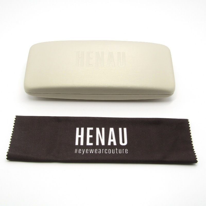未使用 HENAU エノウ メガネフレーム M909 フランス製 スクエア