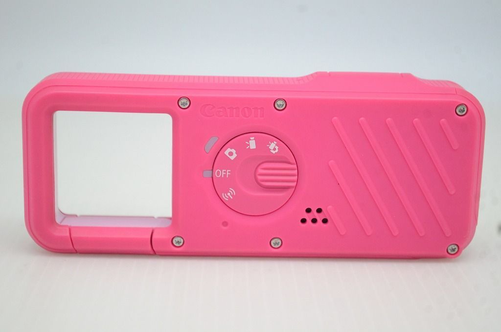 美品 Canon キヤノン iNSPiC REC FV-100 デジタルカメラ ピンク