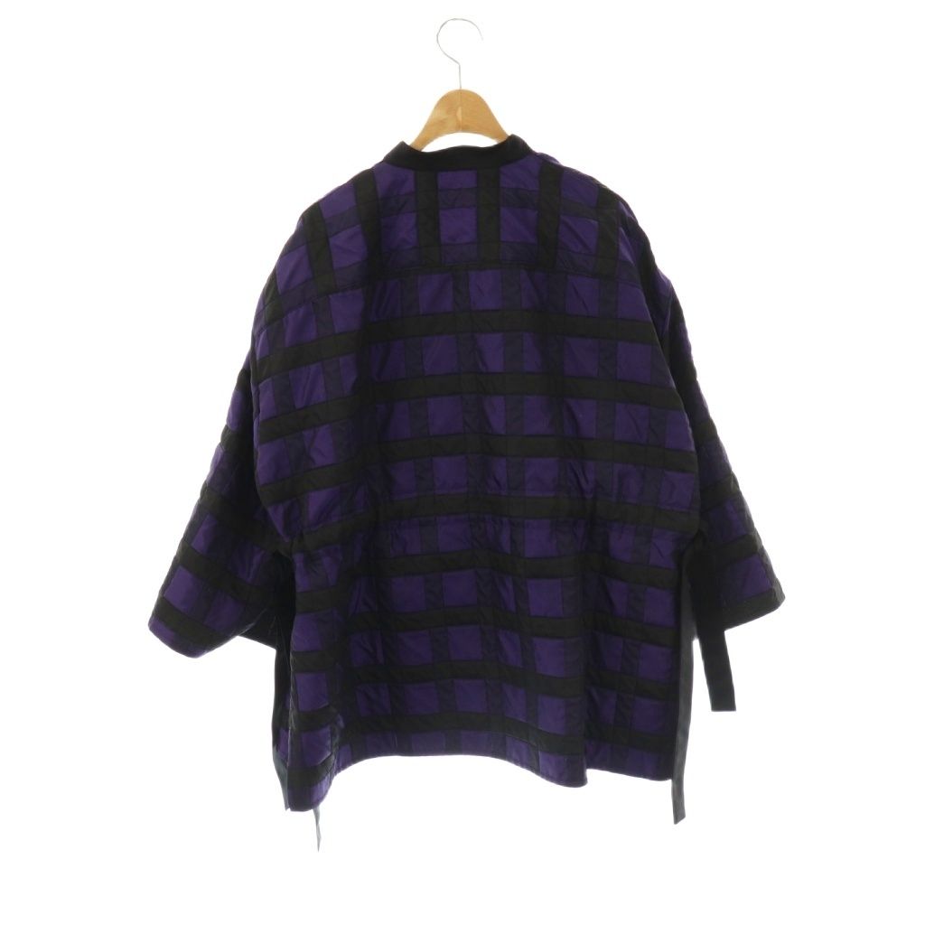 ル フィル LE PHIL 24AW チェックジャガードブラウス オーバーサイズ F