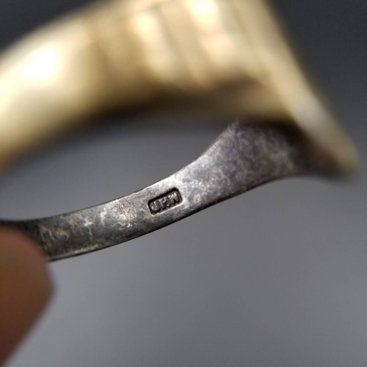 JHW社製 英国 ヴィンテージ フローラル エッチング スクエア