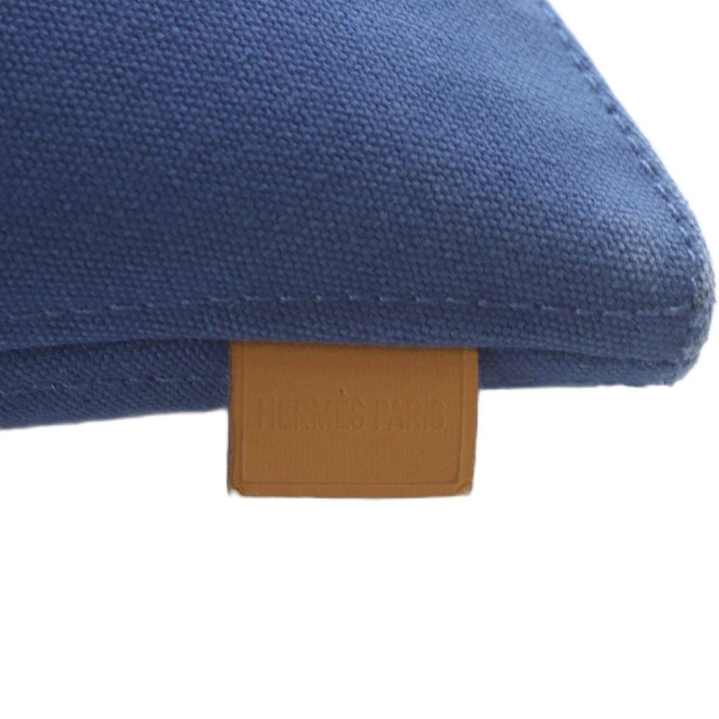 【正規品】エルメスポーチ キャンバストルッス パルミールミニ HERMES エルメス HERMES パルミール ミニ ポーチ キャンバス ネイビー /YO16