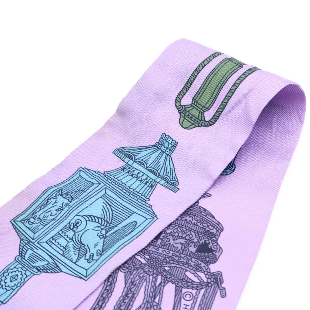 【美品】HERMES エルメス ツイリー スカーフ メルヴェイユーズ・ランタン HERMES (エルメス) ツイリー シルクスカーフ メルヴェイユーズ