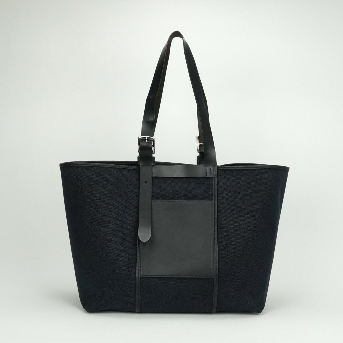 新品　エルメス　エトリヴィエール35　黒 キャンバス レザー 新品 エルメス エトリヴィエール35 黒 キャンバス レザー 新品