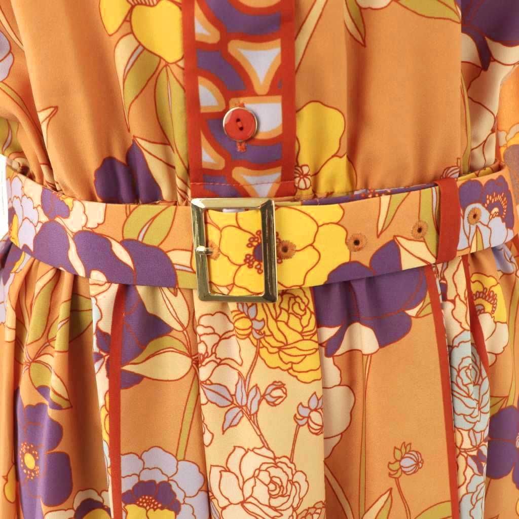 グレースコンチネンタル GRACE CONTINENTAL フラワープリントタック