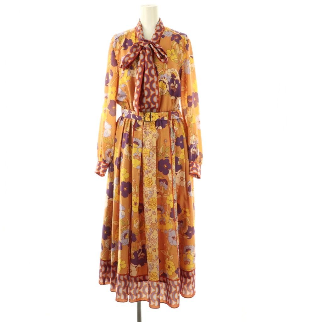 グレースコンチネンタル GRACE CONTINENTAL フラワープリントタック