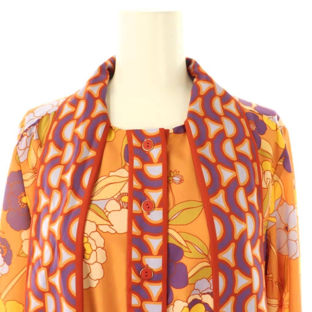 グレースコンチネンタル GRACE CONTINENTAL フラワープリントタック