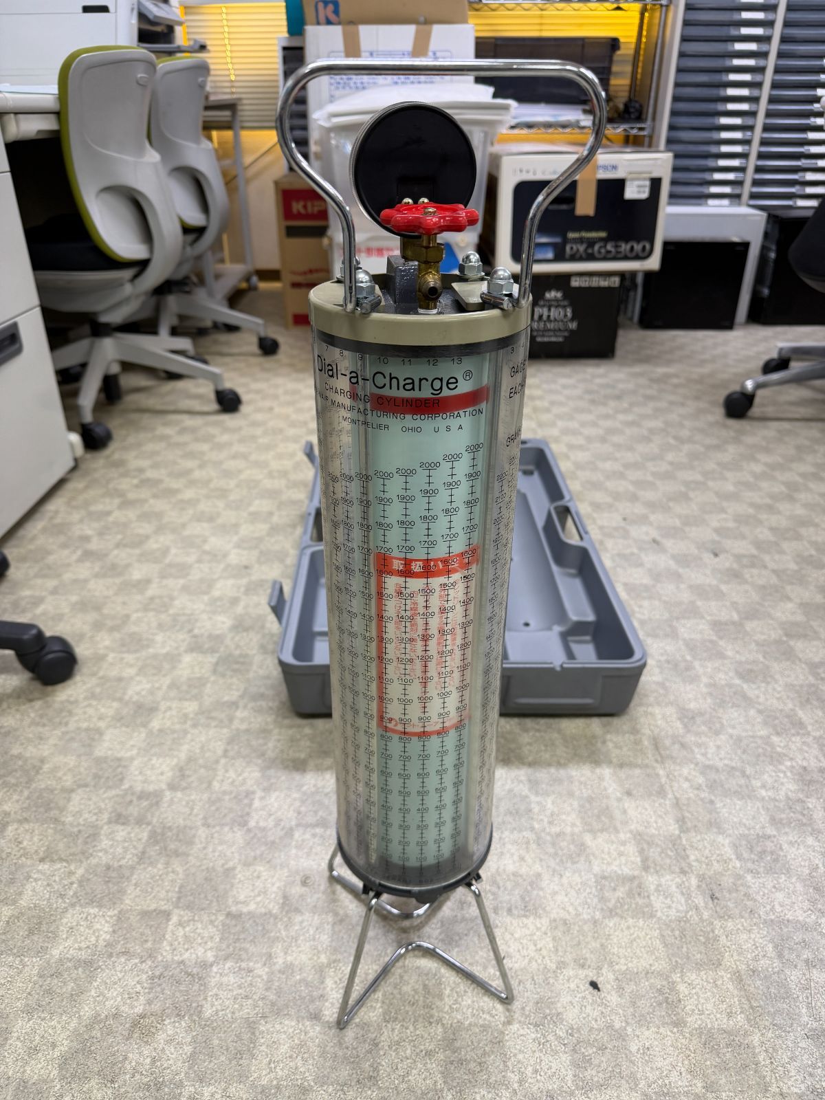 ROBINAIR ロビネア チャージングシリンダー 冷媒ゲージ エアコンガス