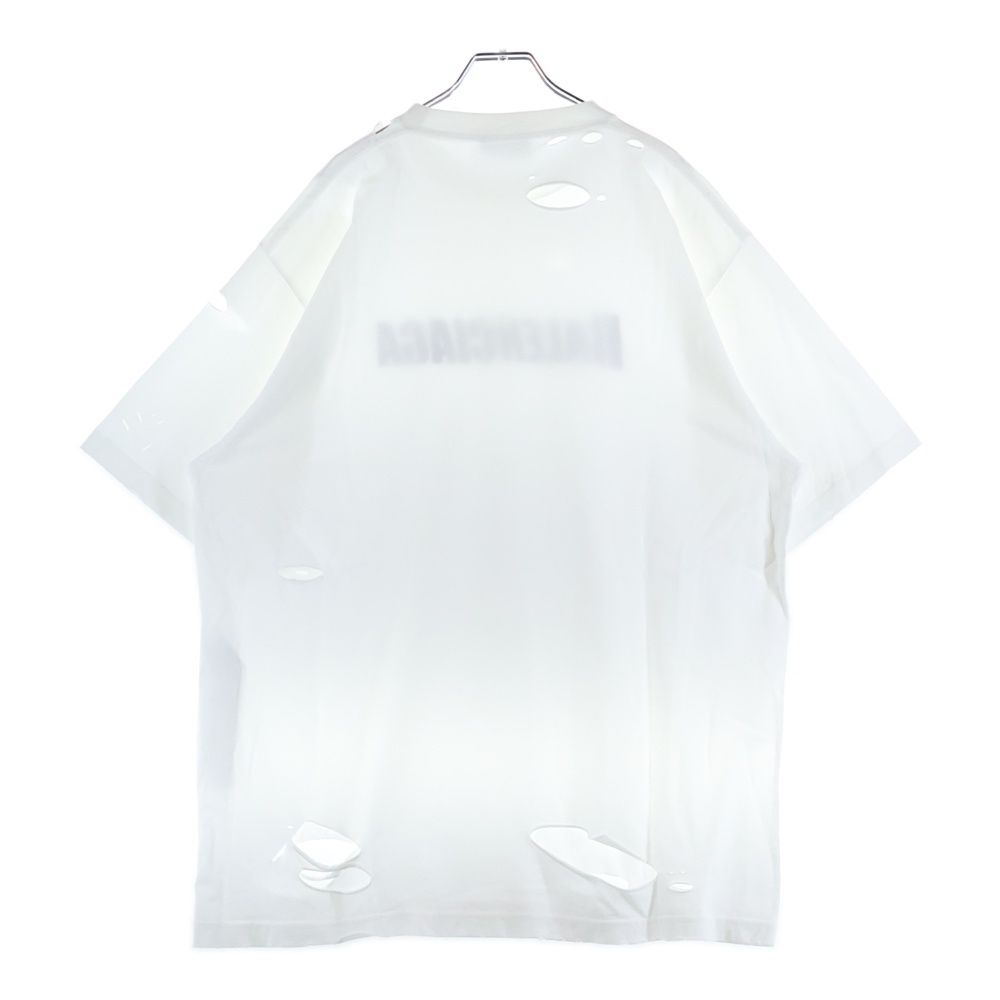 BALENCIAGA (バレンシアガ) 21SS Caps Destroyed Flatground Tee