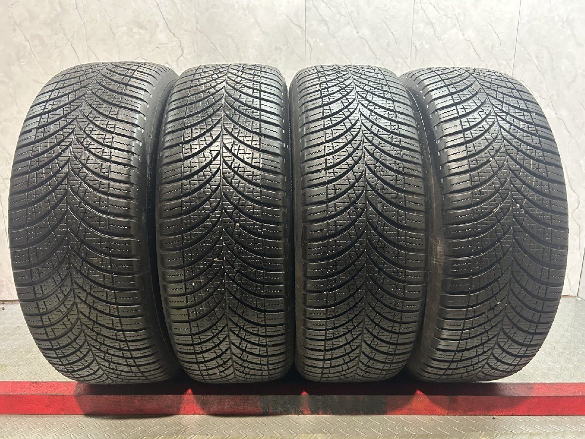 GOODYEAR Vector 4Seasons 215/60R17 17インチ 夏タイヤ オールシーズン 4本 21年製 バリ溝 レネゲード アルファード等　(KTD552)クレジットカード QRコード決済可能 ベクター フォーシーズンズ ハイブリッド [Vector 4Seasons Hybrid