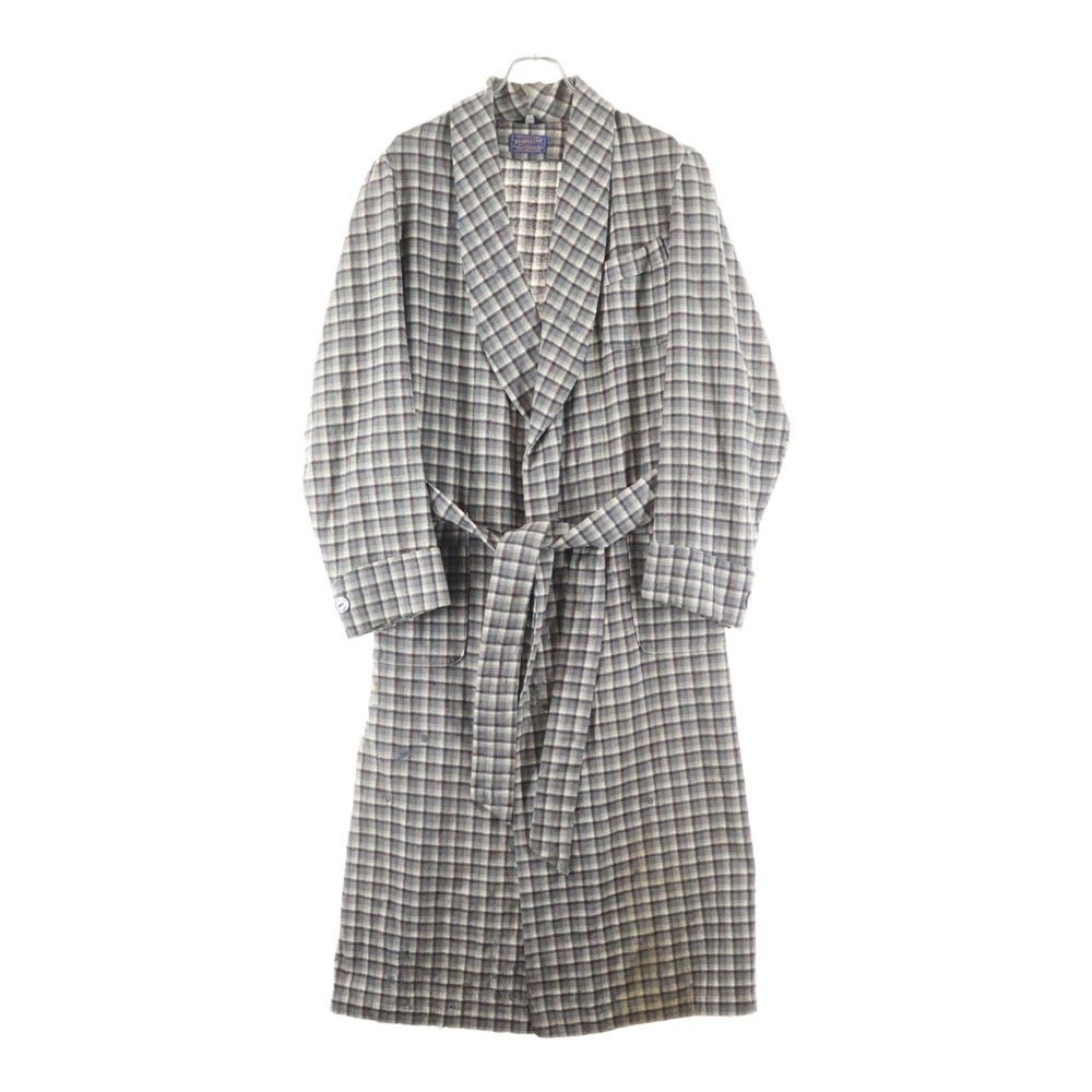 ペンドルトン PENDLETON チェック柄 ガウンコート ロング丈 50s