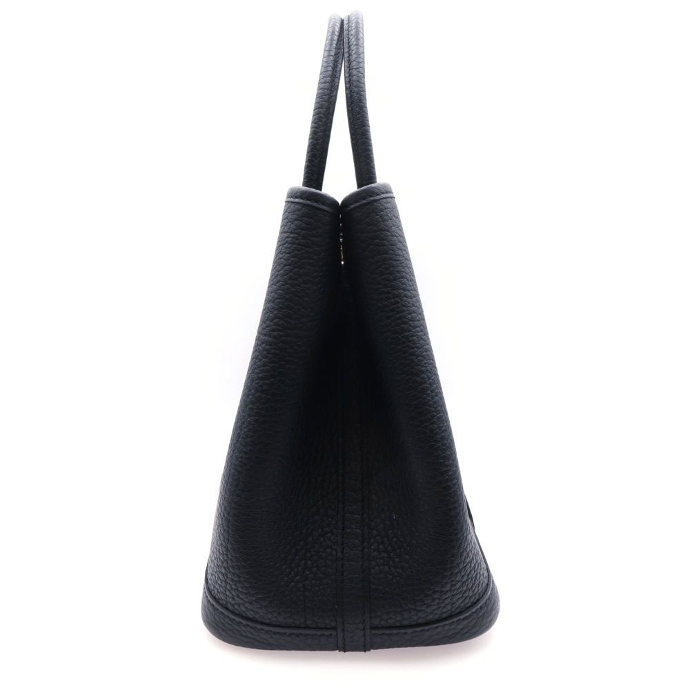 HERMES (エルメス) ガーデンパーティTPM ハンドバッグ ブラック