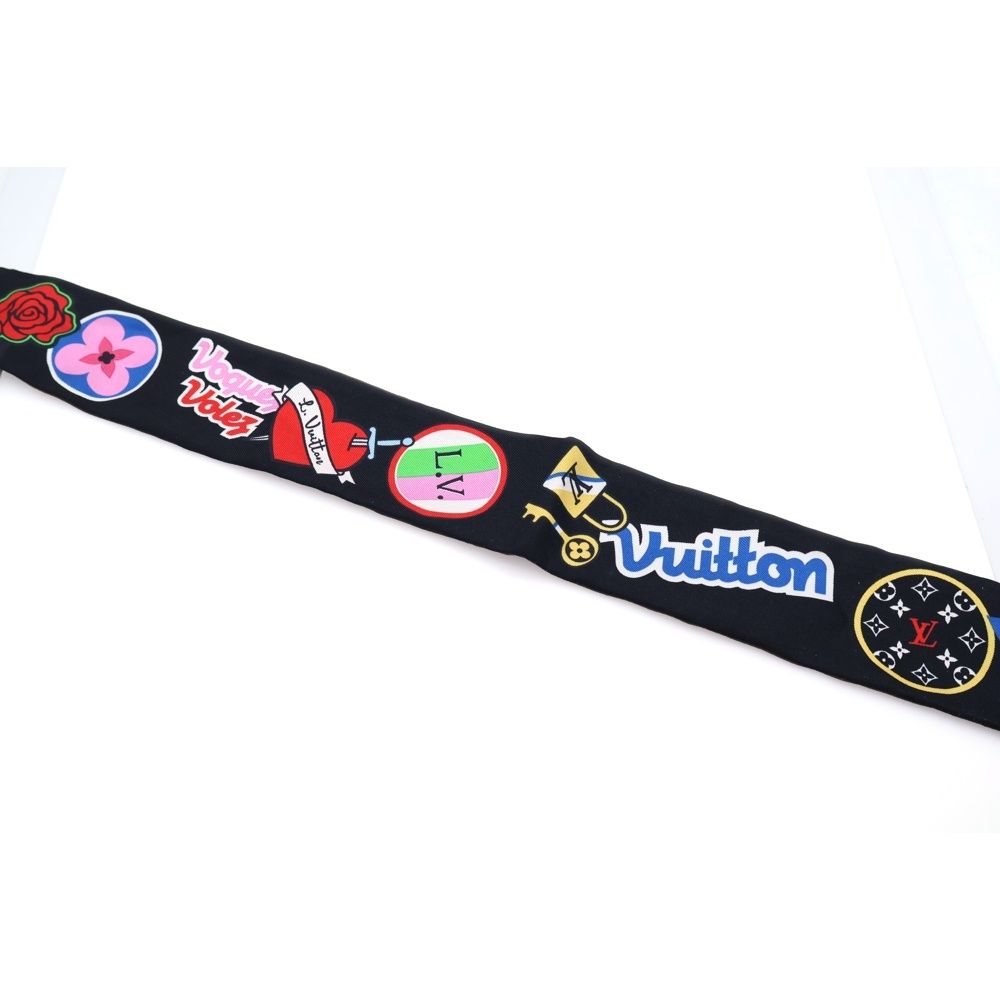 ルイ・ヴィトン バンドーBB スカーフ ストーリーズ マルチカラー