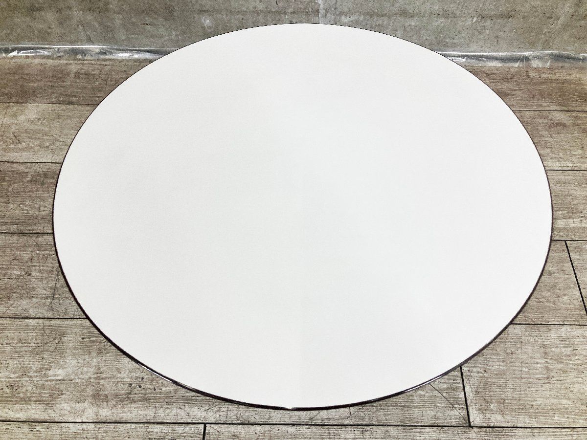 arper/アルペール□DIZZIE テーブル□ダークブラウンxホワイト□サイド