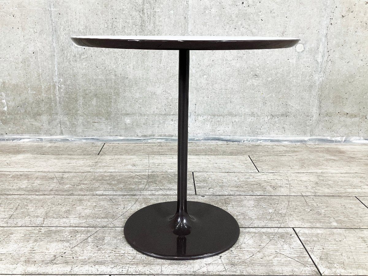 arper/アルペール□DIZZIE テーブル□ダークブラウンxホワイト□サイド