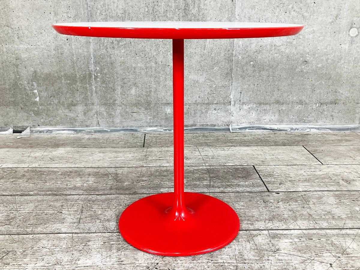 arper/アルペール□DIZZIE テーブル□レッドxホワイト□サイドテーブル