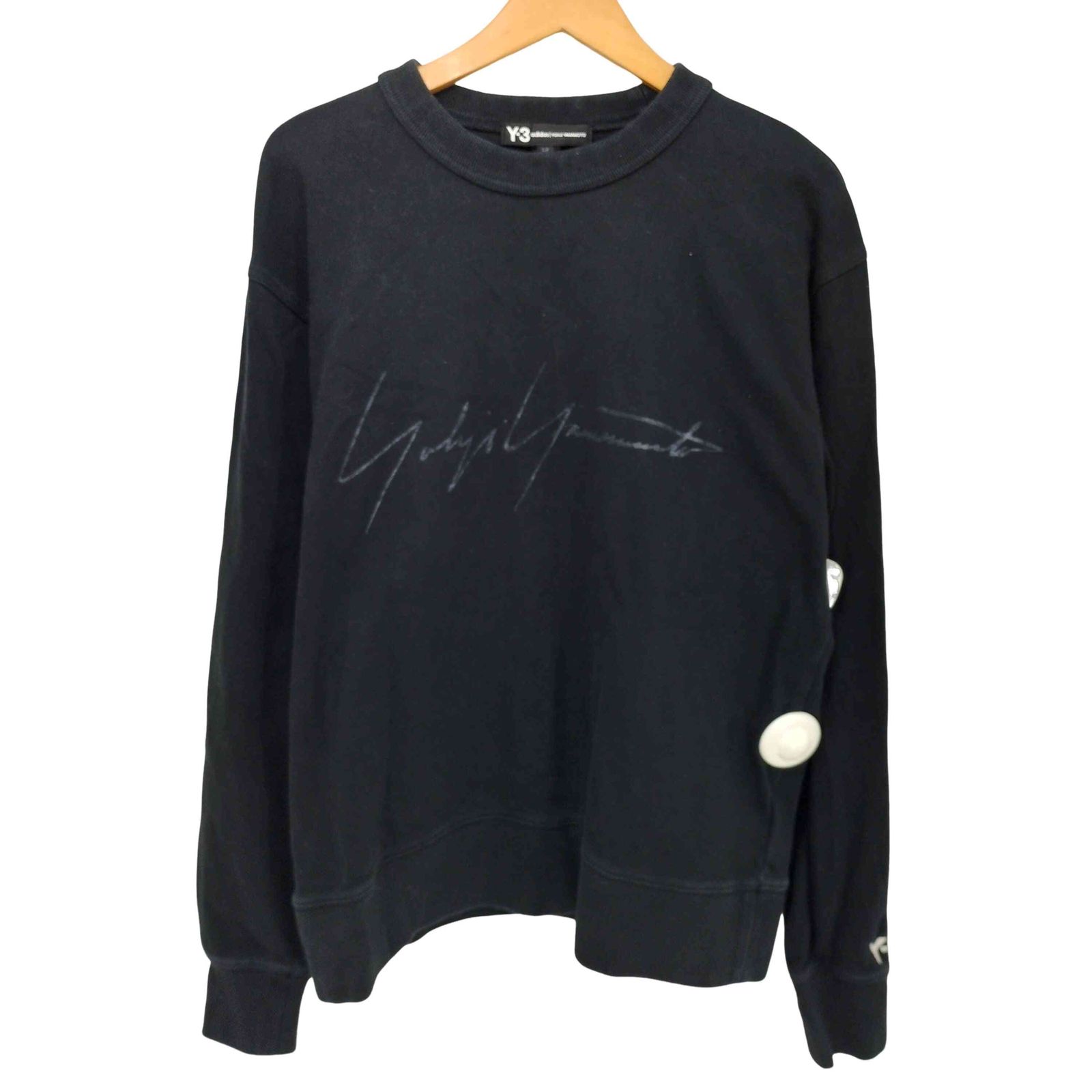 ワイスリー Y-3 20SS DISTRESSED SIGNATURE CREW SWEATSHIRT メンズ