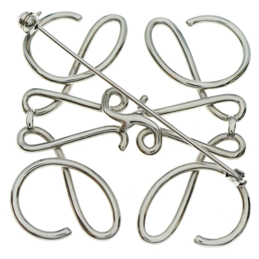 LOEWE (ロエベ) アナグラム ロゴ ブローチ ピンバッジ シルバー - メルカリ