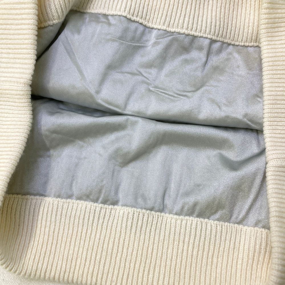 サイズ：M AND PER SE アンパスィ 裏地付き ニットセーター ホワイト系