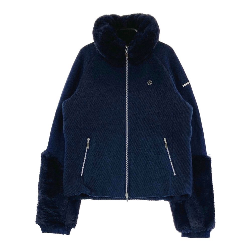 サイズ：L AND PER SE アンパスィ 裏地付 切替 ジップジャケット