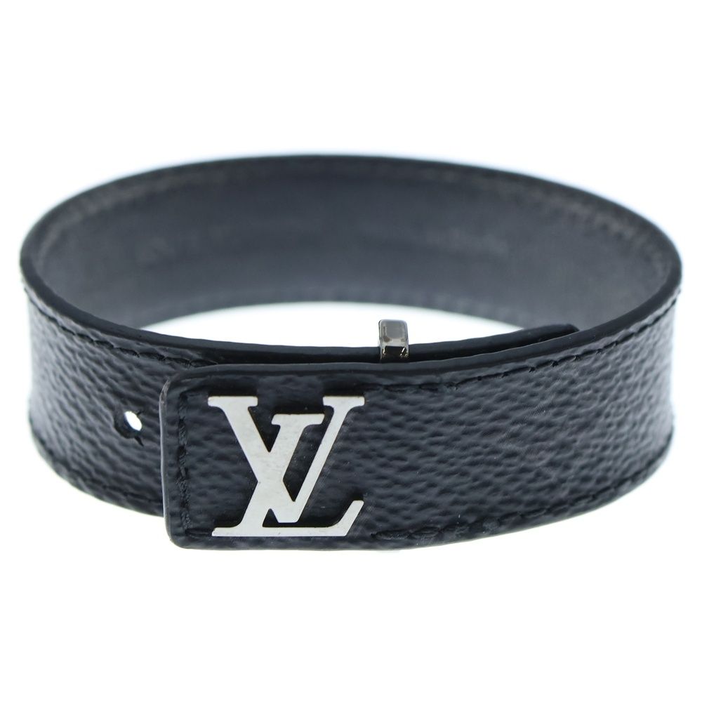 LOUIS VUITTON スリムブレスレット M6456 モノグラムエクリプス LV Slim Bracelet Monogram Eclipse Canvas - Men - Fashion Jewelry