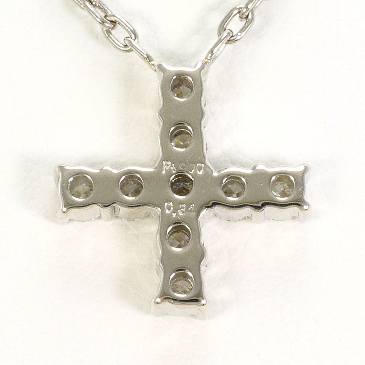 PT900/プラチナ PT850/プラチナ ネックレス ダイヤモンド 0.34ct 総