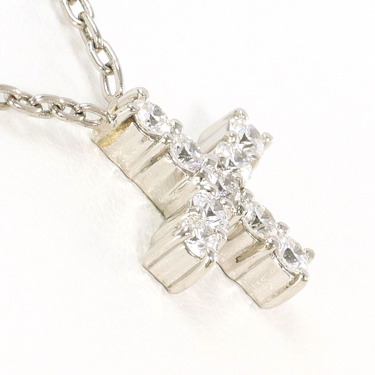 PT900/プラチナ PT850/プラチナ ネックレス ダイヤモンド 0.34ct 総