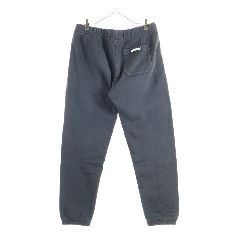 CHROME HEARTS クロムハーツ Y NOT SWEAT PANTS クロスパッチ付き スクロールラベル スウェットロングパンツ ブラック