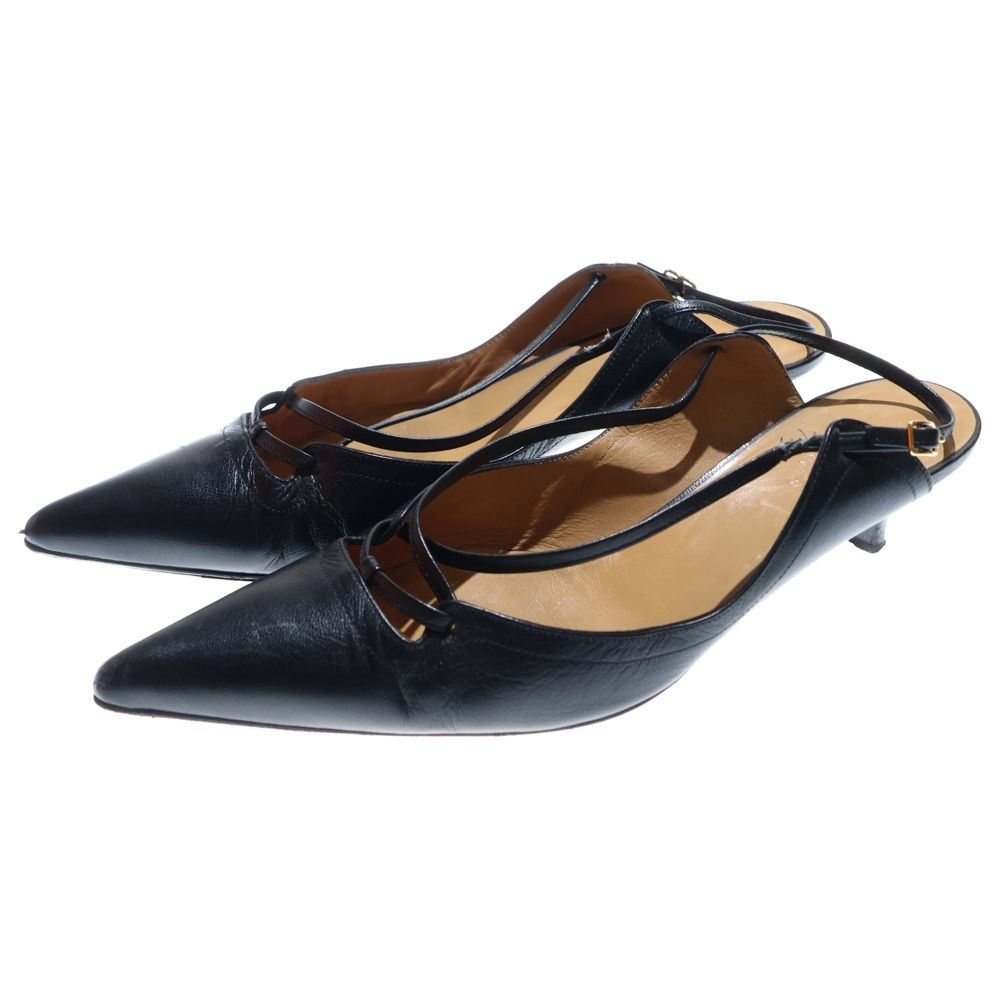 HERMES ブラックレザーサンダル HERMES ≪ 新品 ≫ エルメス メンズ サンダル ジャクソン サイズ42