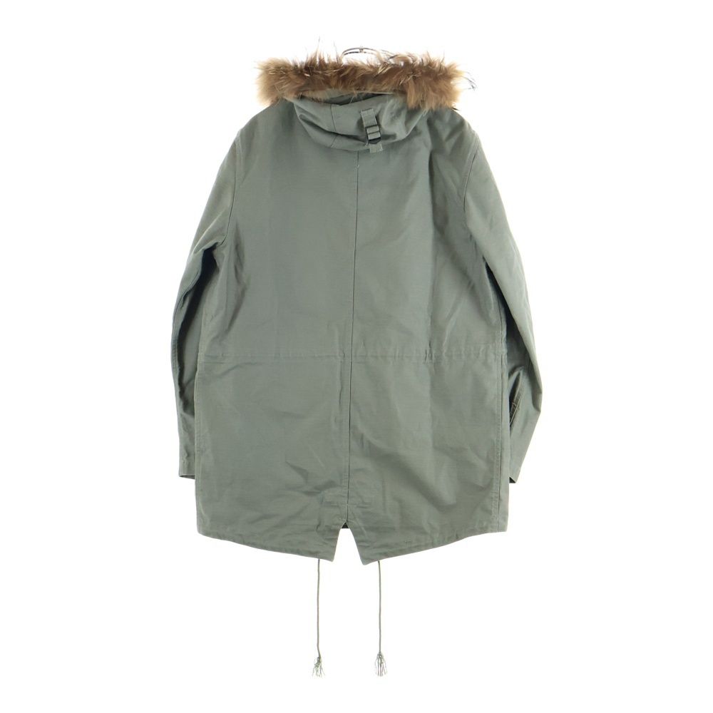 STUSSY (ステューシー) ファー付き アームワッペン ジップアップ