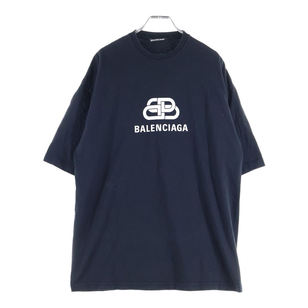 BALENCIAGA (バレンシアガ) 18SS BBロゴプリント クルーネック 半袖 T