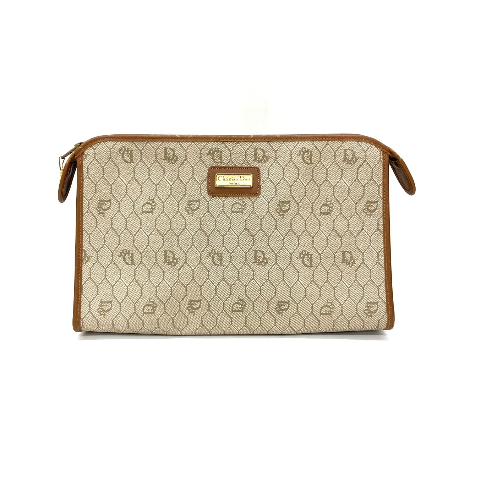 ◇Christian Dior◇クリスチャンディオール ハニカム柄 クラッチバッグ