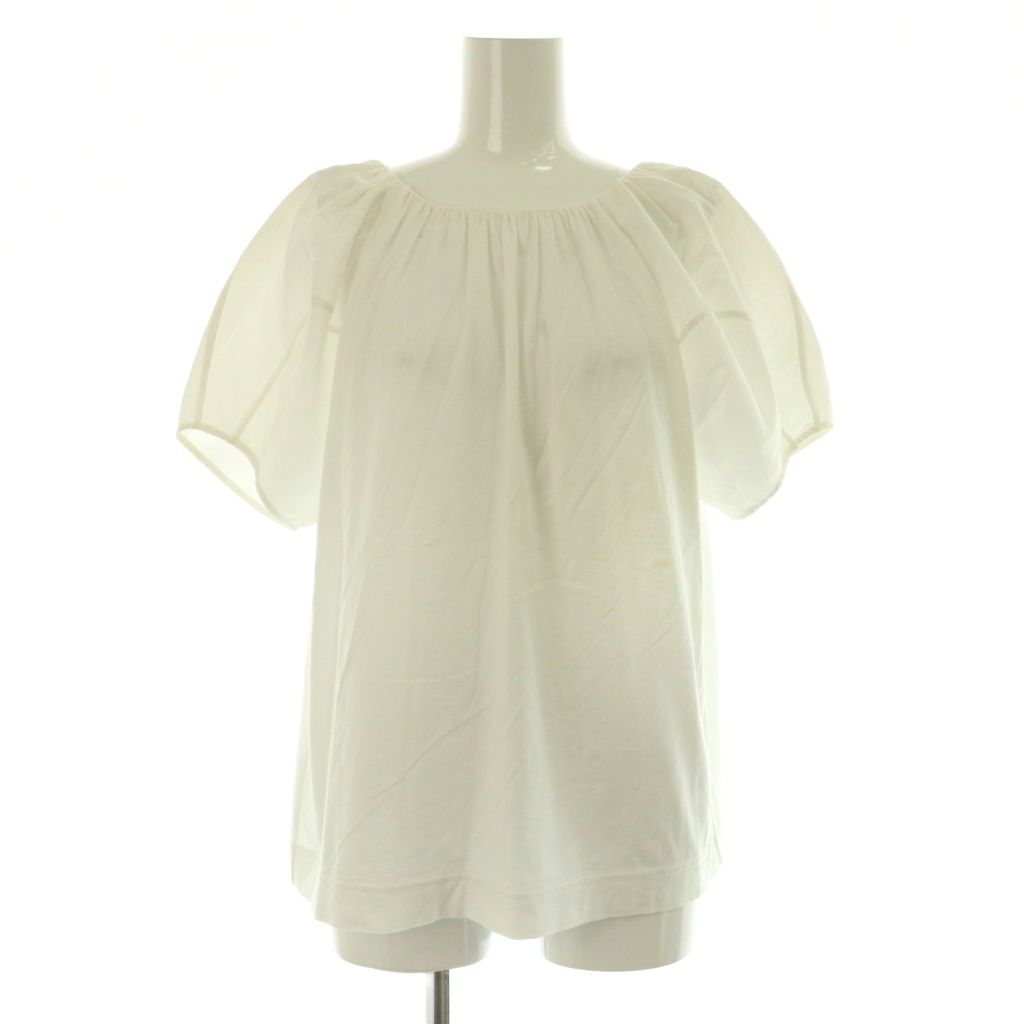 ドゥロワー Drawer パフショートスリーブ カットソー ギャザー 1