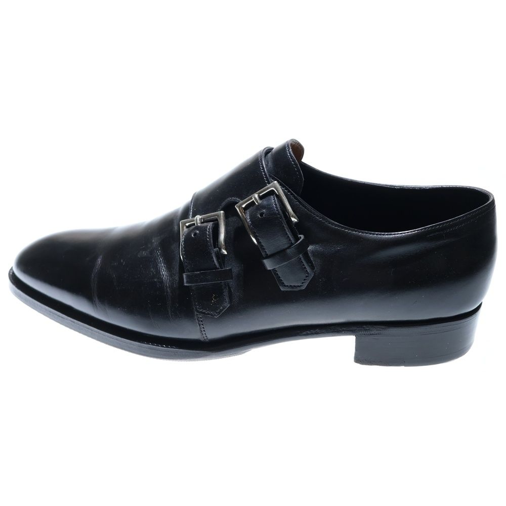 JOHN LOBB ブラック ダブルモンクストラップ 名作ダブルモンクストラップ】ジョンロブ WILLIAM CALF ブラック