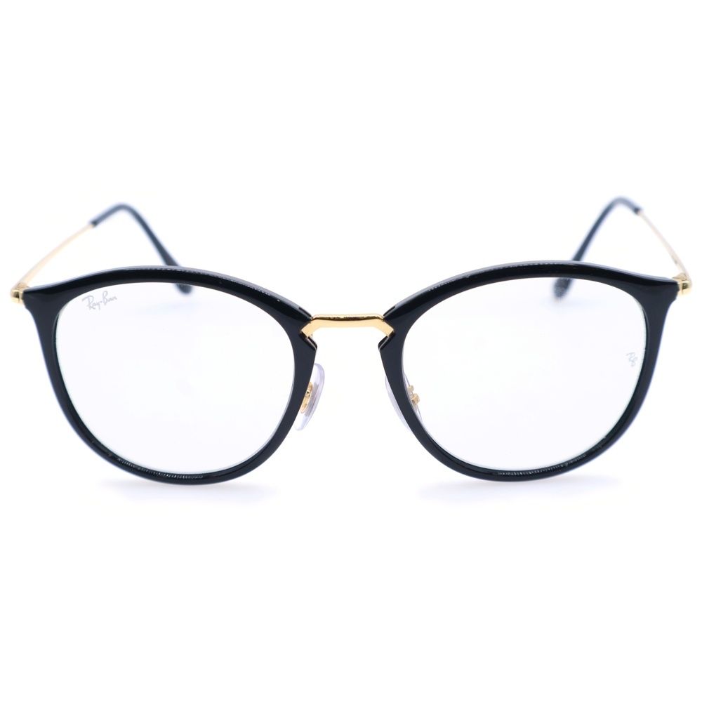 Ray Ban (レイバン) ウエリントン型 アイウェア 眼鏡 メガネ ブラック