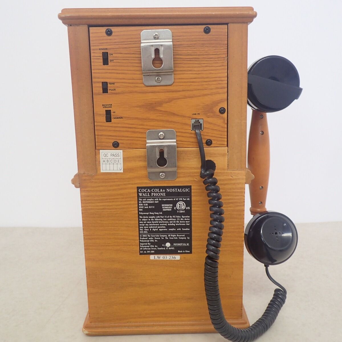 ◇コカ・コーラ ノスタルジック 壁掛け電話 COCA COLA NOSTALGIC WALL