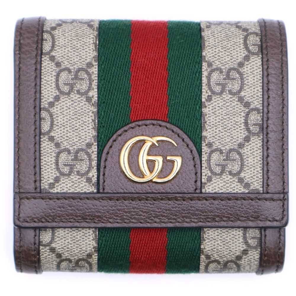 GUCCI (グッチ) オフィディア GGスプリーム ロゴプレート ウェブ