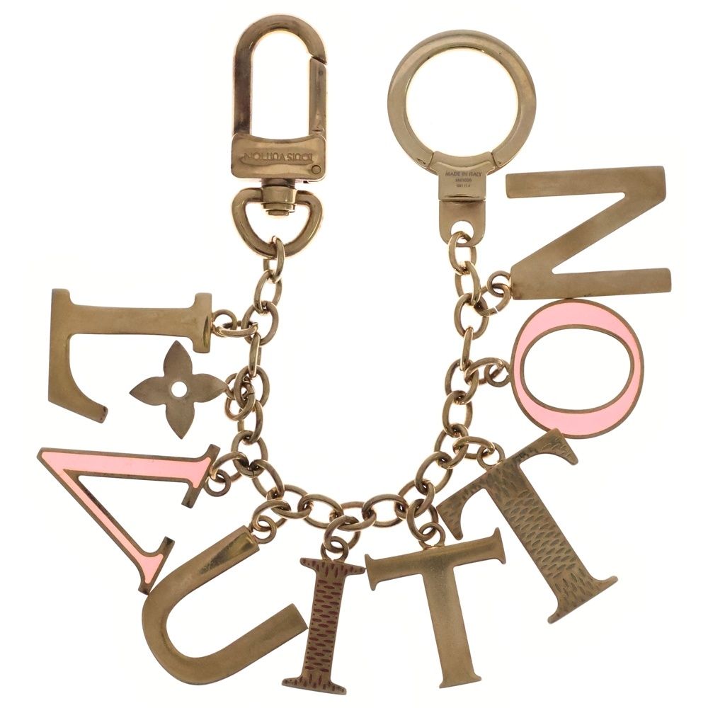 ルイヴィトン ポルトクレ イニシャル LV キーホルダー バッグチャーム LOUIS VUITTON (ルイヴィトン) ポルトクレイニシャル バッグチャーム