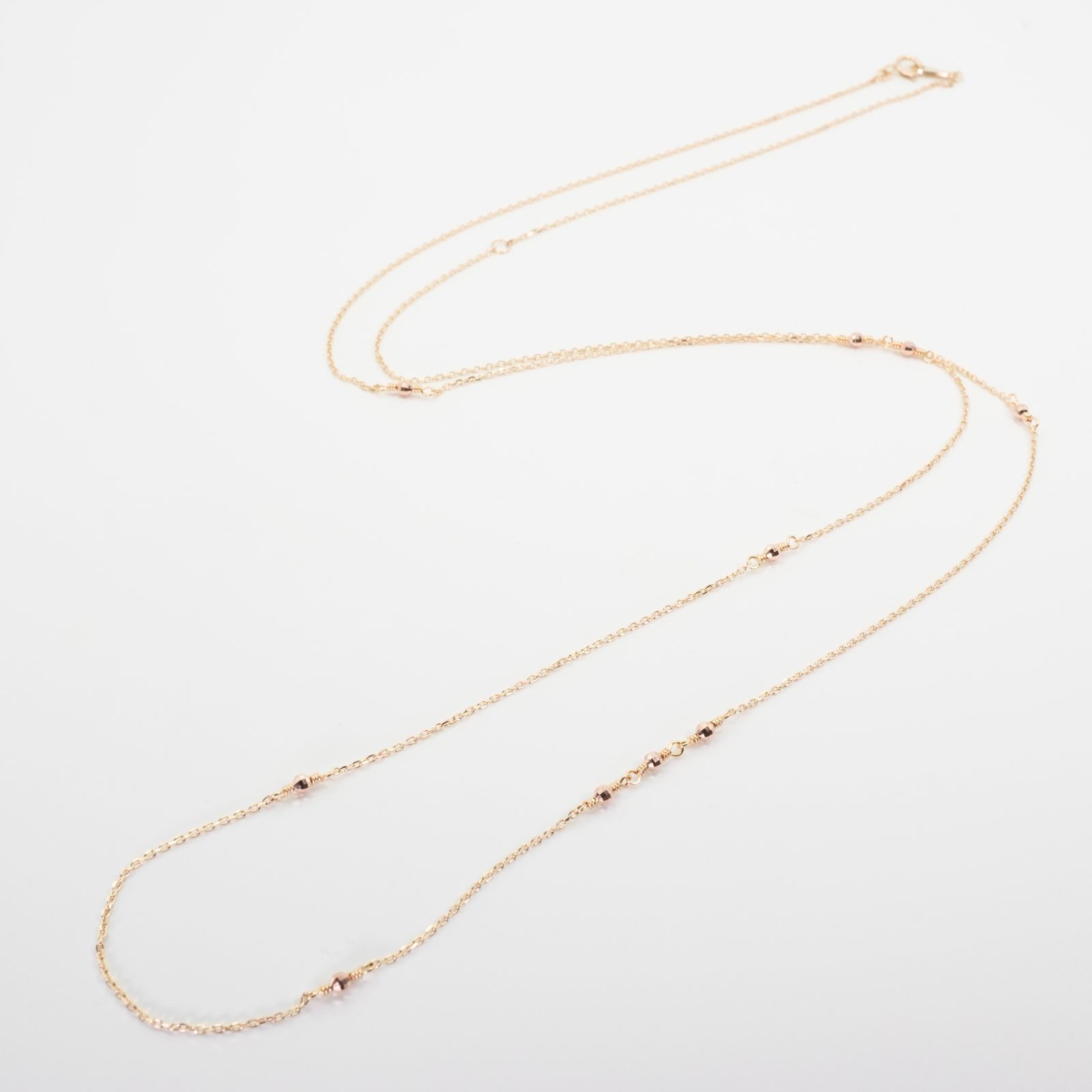アガット ミラーボール ロング K10 ネックレス/25-1352S - メルカリ