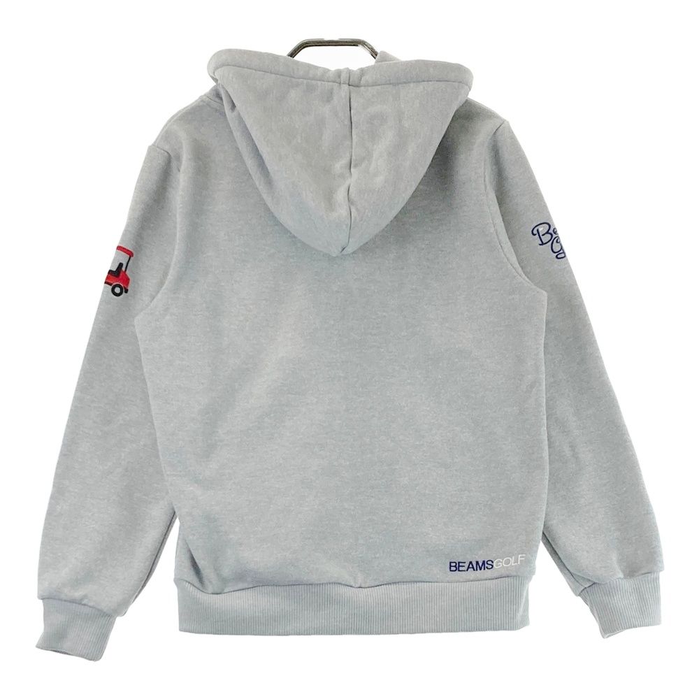 BEAMS GOLF グレー トレーナー L サイズ：L BEAMS GOLF ビームスゴルフ スウェット ジップパーカー