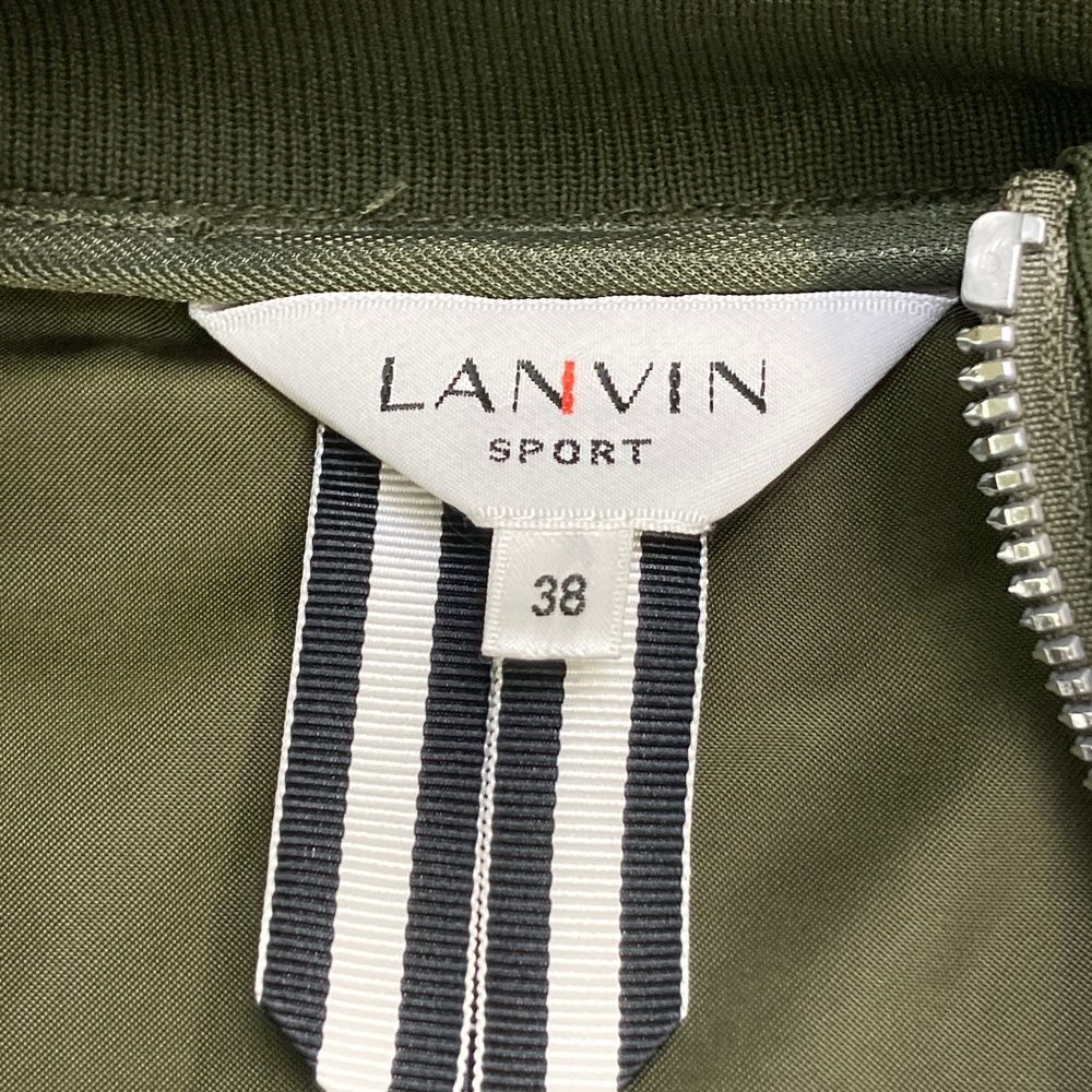 サイズ：38 LANVIN SPORT ランバン スポール 2WAY ジップ 半袖
