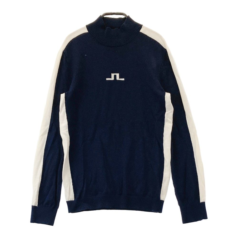 サイズ：M J.LINDEBERG ジェイリンドバーグ ハイネック ニットセーター