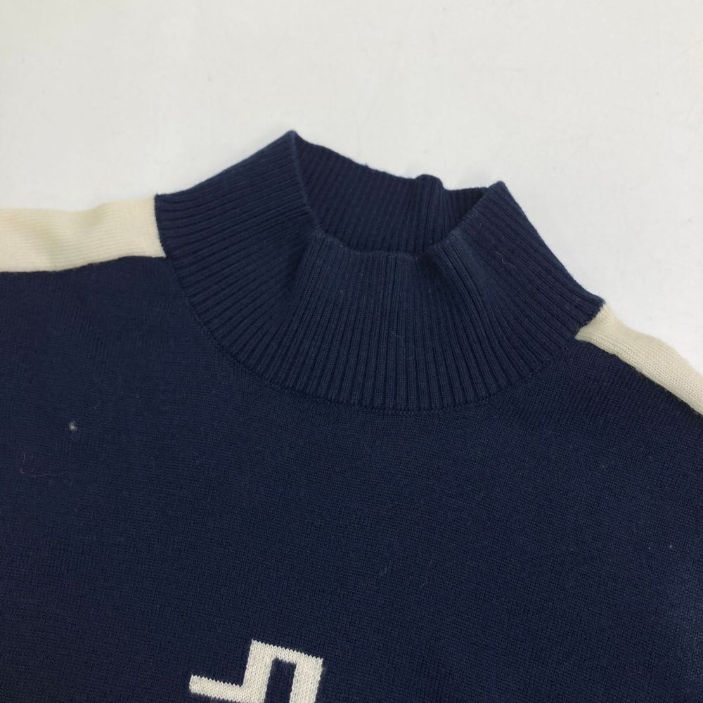 サイズ：M J.LINDEBERG ジェイリンドバーグ ハイネック ニットセーター