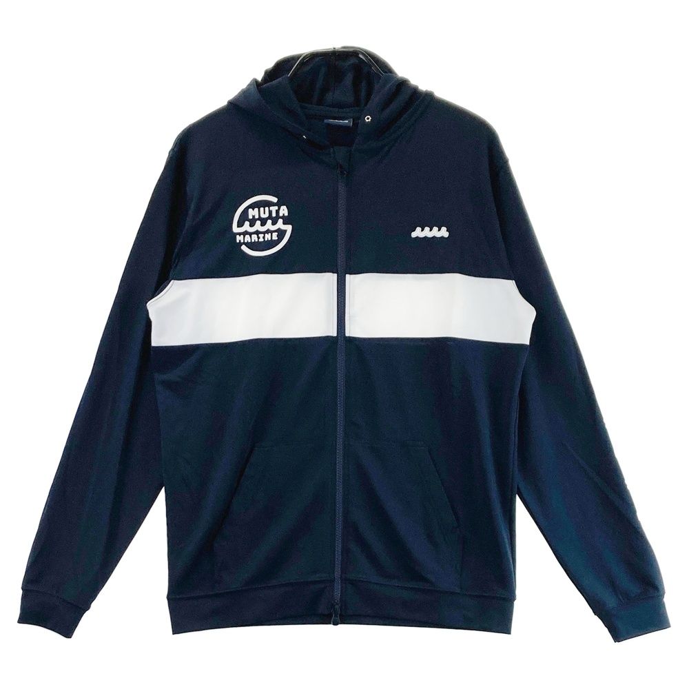ムータマリン MUTA MARINE ゴルフウェア  セットアップ Lサイズ muta MARINE ムータマリン MGSG-240706 モックネックシャツ ネイビー