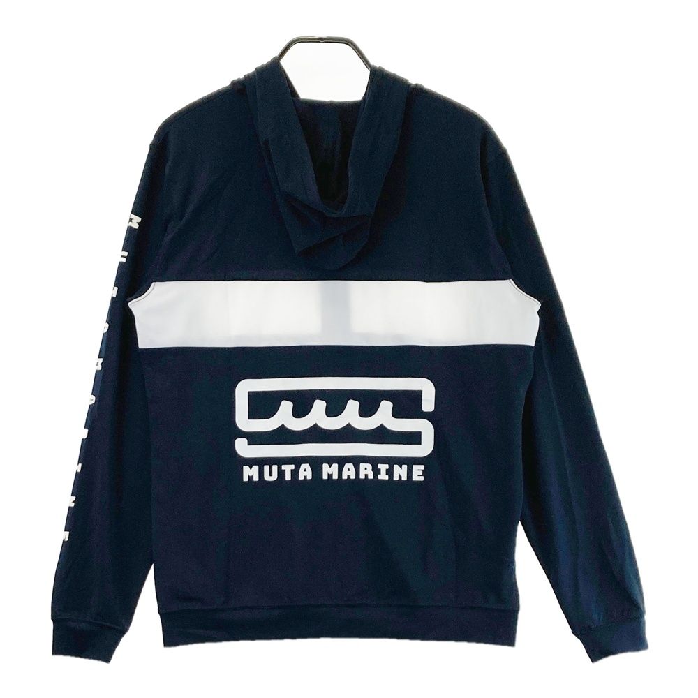 サイズ：6 MUTA MARINE ムータマリン ジップパーカー ネイビー系