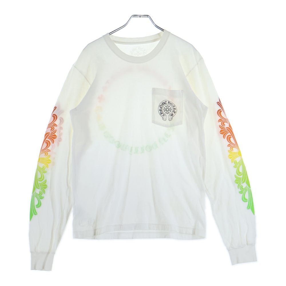 CHROME HEARTS (クロムハーツ) FLRL CRS HORSESHOE LS TEE バック