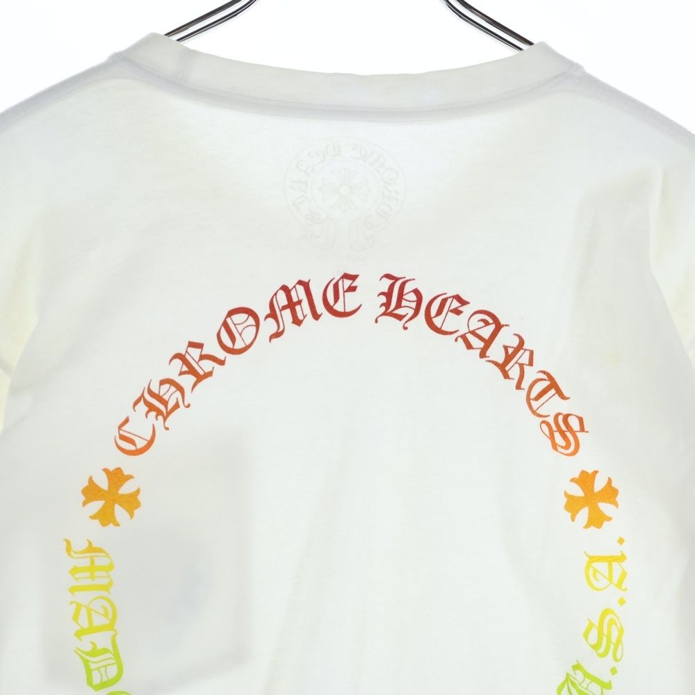 s様 CHROME HEARTS Back Horseshoe Neck Logo Tee クロムハーツ バック