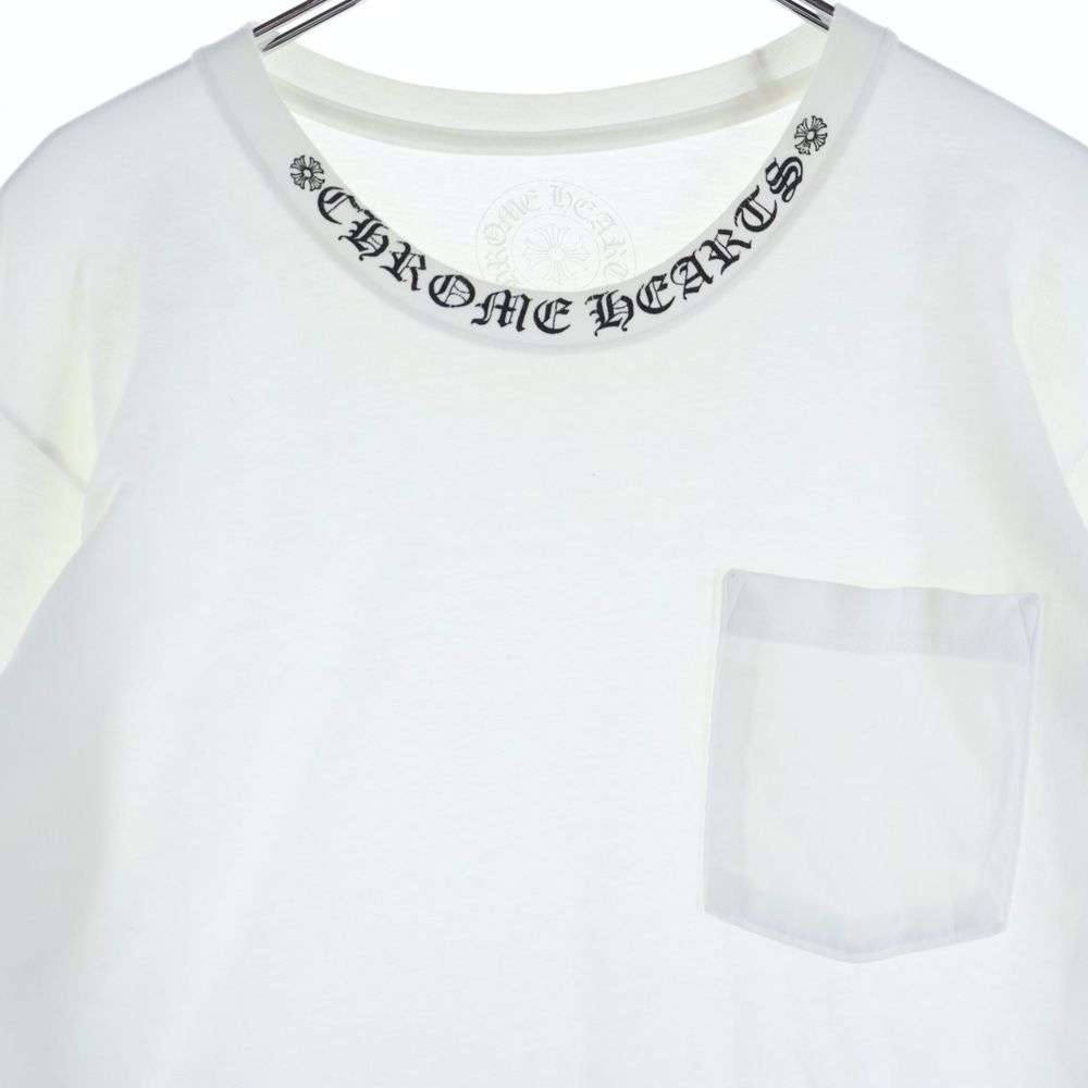CHROME HEARTS (クロムハーツ) NECK LOGO L/S TEE ネックロゴ プリント