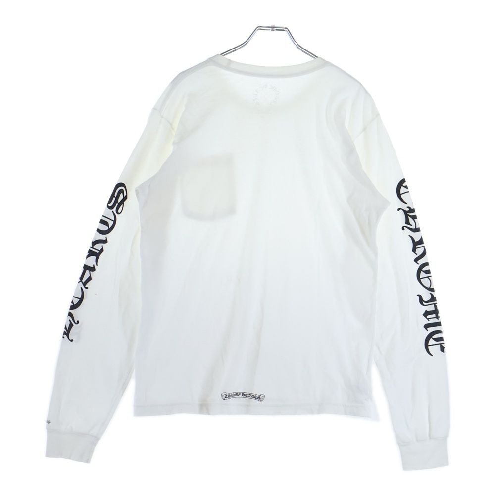 CHROME HEARTS (クロムハーツ) NECK LOGO L/S TEE ネックロゴ プリント