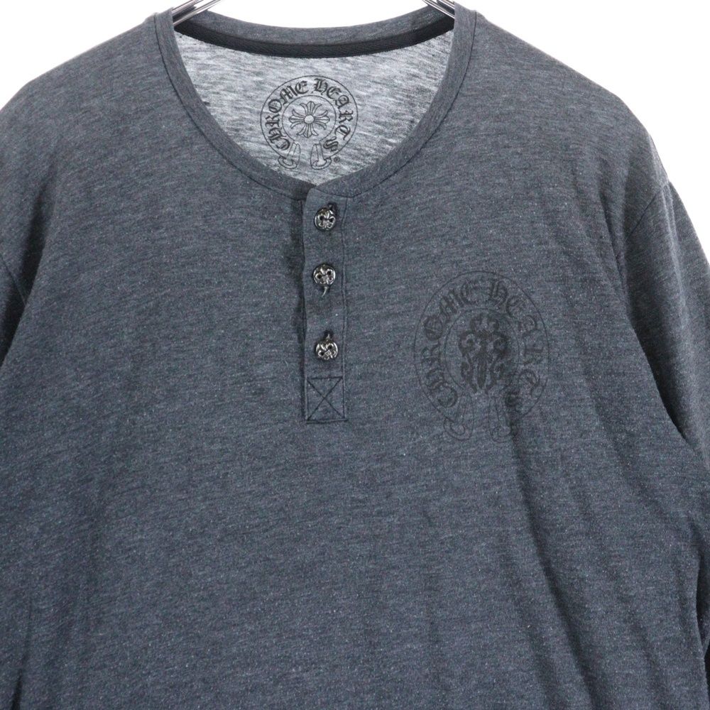 CHROME HEARTS (クロムハーツ) HENRY L/S T-SHIRT BSフレアボタン